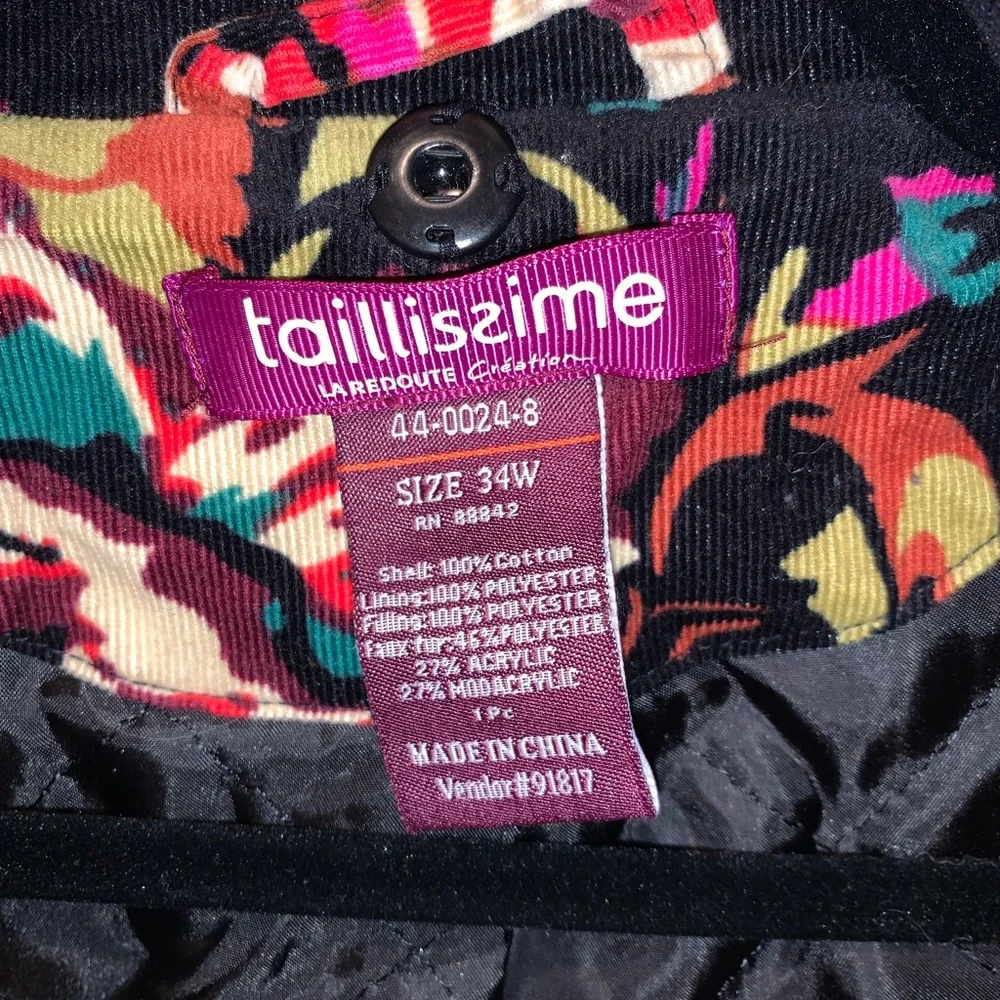 Tallissime Floral Print Coat - Picture 3 of 5